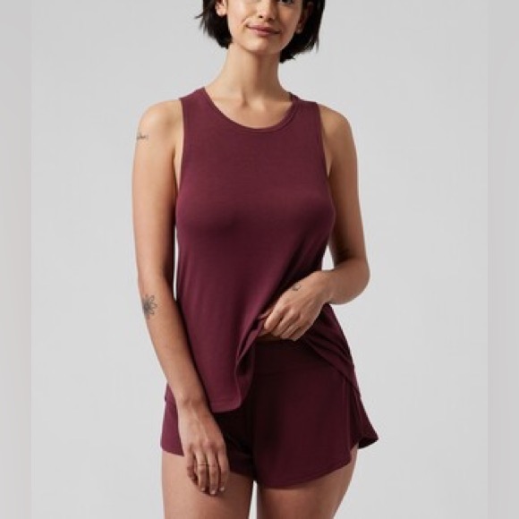 Athleta Well Rested Rib Sleep Tank - Picture 1 of 8